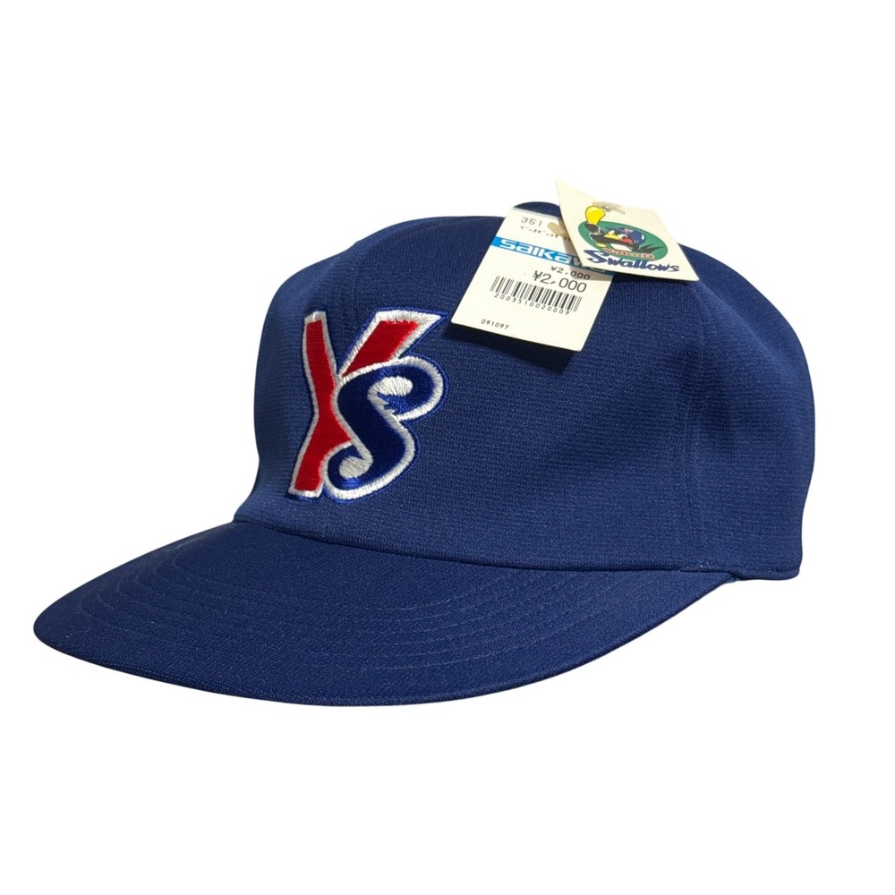 Vintage Tokyo Yakult Swallows Japanese Baseball Cap Deadstock Snapback‎ Hat NEW